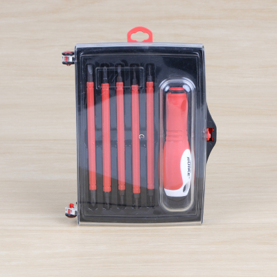 Electrician screwdriver set with electric pen function double - head can be changed.