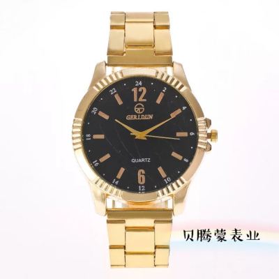The new style popular classic retro series refreshing digital strip pin steel band men's watch.