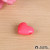 Acrylic Heart-Shaped Small Beaded Peach Heart Beads Heart-Shaped Scattered Beads Jewelry Accessories Materials