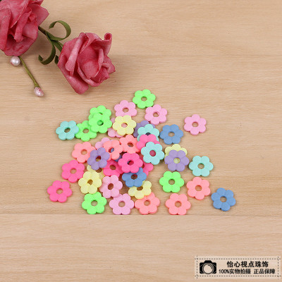 Florets beaded acrylic manual diy beads petals flowers fake flower accessories decorative flower bead chain