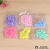 Handmade DIY Beaded Material Jewelry Accessories Acrylic Beads Macaron Candy Scattered Beads Bow Colorful Beads