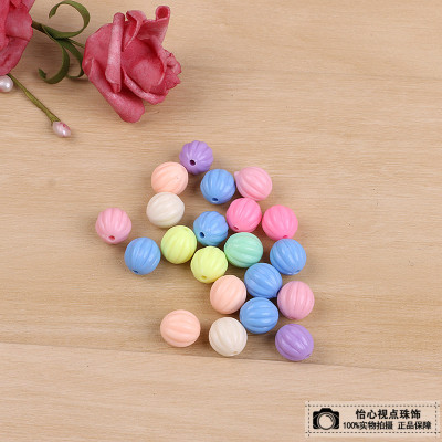 DIY hand beaded accessories material acrylic solid dispersion beads ball beads candy colored beads