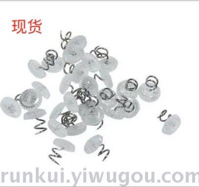 Manufacturer direct sales shake-down sound sofa as holder twirl screw nail large pin transparent plastic screw bead needle