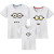 Children's summer wear new short - sleeved clothes of a family of three cotton children wear a round collar T-shirt