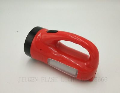 Long-root flashlight jg-258 1W rechargeable battery hand lamp.