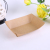 Environment-friendly kraft paper box Fried food packaging box can be customized logo.