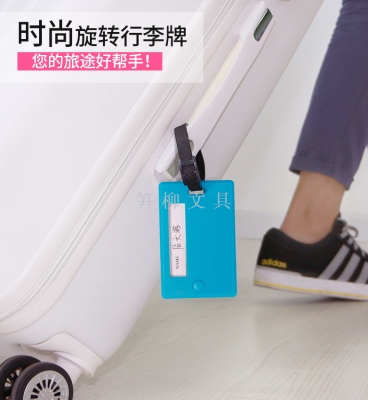 Creative Suitcase Luggage Tag Luggage Boarding Pass Tag Check-in Tag Travel Supplies for Studying Abroad