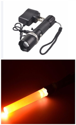 Charging Warning Signal Lamp Fire Emergency Safety Signal Warning Stick Customs Clearance Charging Flashlight