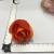 Silk cloth flower imitation flower head rose flower bud silk flower head accessories.