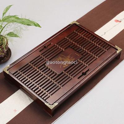 The new version of the new real wood small tea tray, the red wood tea table tea table tea table tea table.