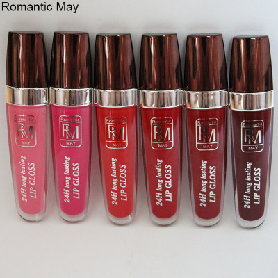 Romantic May Beauty Pattern Lip Glaze Liquid Lipstick Cosmetic Longlasting Lip Gloss