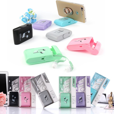 Jhl-re079 student cartoon receiving box mobile phone stand function built-in cable control voice call.