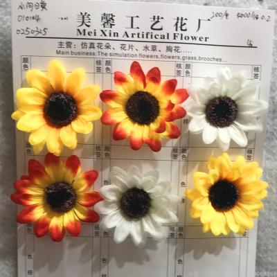 Small sunflowers imitation chrysanthemum artificial flower head accessories accessories.