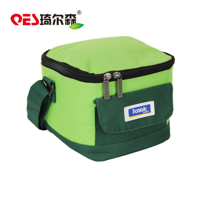 Chilson 066-2 white collar lunch bag glass lunch box with rice picnic bag pat cold bag customized