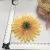 Artificial flower head small sun flower person artificial silk cloth flower head ornament accessories accessories.