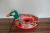 Children inflatable swimming ring seat ring PVC thickened inflatable animal cushion goose boat.