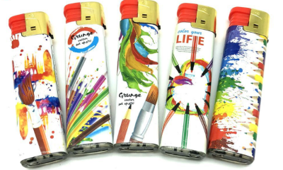 Factory direct sale of 111 wind lighter bag paper lighters disposable lighters plastic windproof lighters.