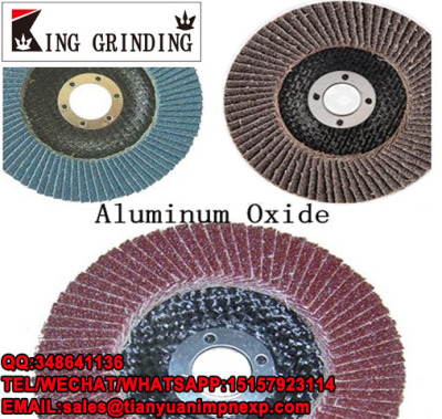4inch 100x16mm Flap Disc With Blue Color  Zirconia Aluminum