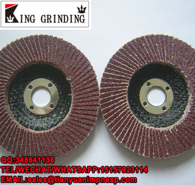 4inch 100x16mm Flap Disc Red Color 