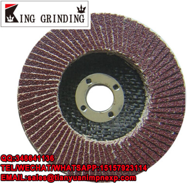 4inch 100x16mm Flap Disc With Blue Color Zirconia Alumina