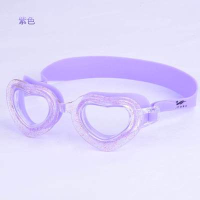 Children's swimming goggles are clear and clear, waterproof and foggy.