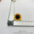 Simulation of small sunflowers flower head craft silk cloth fake flower head accessories accessories.