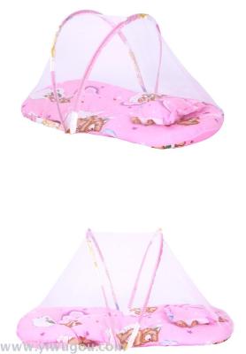 The baby mosquito net is soft and comfortable with no folding. It is easy to carry the baby house