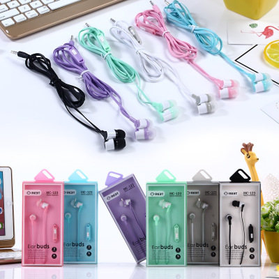 Jhl-ej029 manufacturer direct selling new in-ear headphones with mac-controlled universal phone headset noodle line.