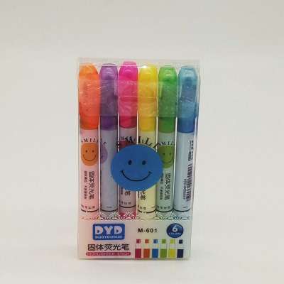 Many more m-601a creative cute fluorescent pen candy color solid jelly pen doodle marking for special purpose.