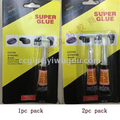 Small card to install 1, 2, 3 etc. 502 glue super glue glue.