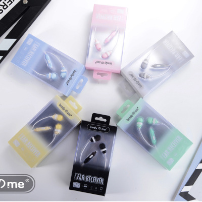 Jhl-ej033 new sweet earphones with earphones that double bass apple's android universal creative gift.