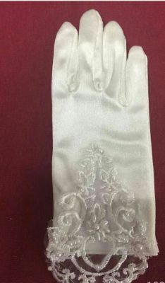 Satin Wedding Dress Etiquette Gloves