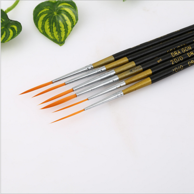 Children's Painting Kit Hook Line Pen Nylon Watercolor Oil Painting Pen Art Supplies Fine Hook Line