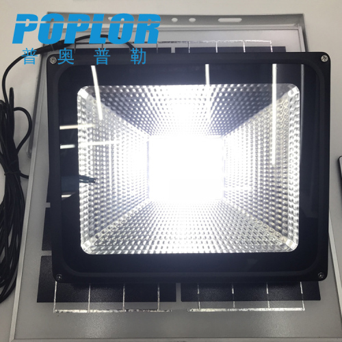 LED Solar Charging Flood Light 100W Outdoor Lighting Sound and Light Control Spotlight Waterproof Remote Control