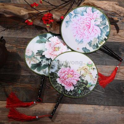 Chinese style fan of the fan of the round fan of the ancient classical court dance fan of ancient Chinese costume fan.