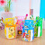 Creative multi-function folding pen container set learning learning stationery kindergarten gift wholesale