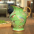 American country garden painting vase pottery vase ceramic vase furnishings with large body milk pot vase.