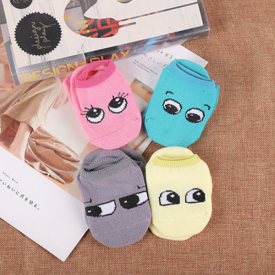 Spring and summer thin new children socks 0-3 years old silicone rubber baby socks.