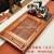 Guotong ceramic solid wood tea plate electric tea table tea table tea tray solid wood color.