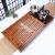 Guotong ceramic solid wood tea plate electric tea table tea table tea tray solid wood color.