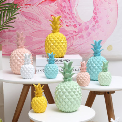 Creative pineapple pineapple living room dining room home wine cabinet decoration props