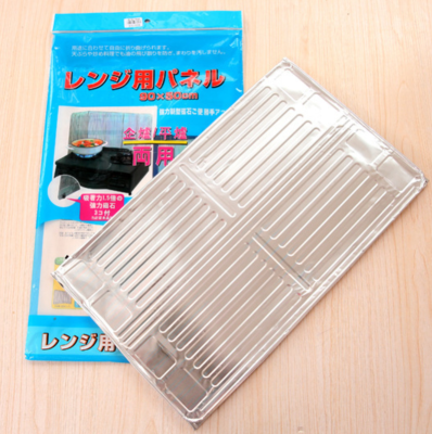 Japanese style kitchen stove oil mind le plate oil shield stir-fry heat self anti-splash hot baffle -fry baffle