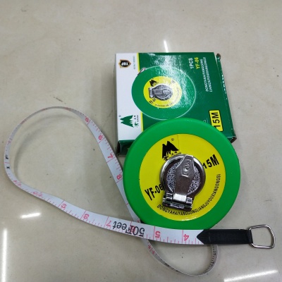 Circular fiber-scale steel tape measure 10-100 meter measuring tools for hardware tools.