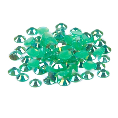 Emerald AB Nails Art Decoration Resin Rhinestones 2mm-6mm