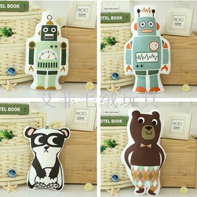 Ins hot style Mr. Xiong robot panda cuddly doll children sleep with a prop doll