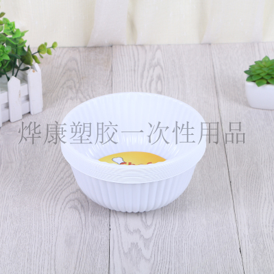 Medium Salad Bowl round Salad Bowl Disposable Salad Bowl