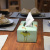 Chinese vintage ceramic tissue box of water furong living room dining room decoration.