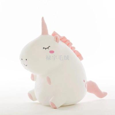 LED can glow with music singing new ideas round chuang chuang chuang unicorn dolls stuffed animals.