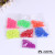 Solid Color Beads Ornament Accessories DIY Handmade Beading Material Set Acrylic Beads