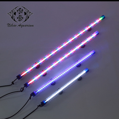 \"Fish tank landscape decoration single row color change lights diving lamp, water - grass lamp, LED diving lamp wholesale.